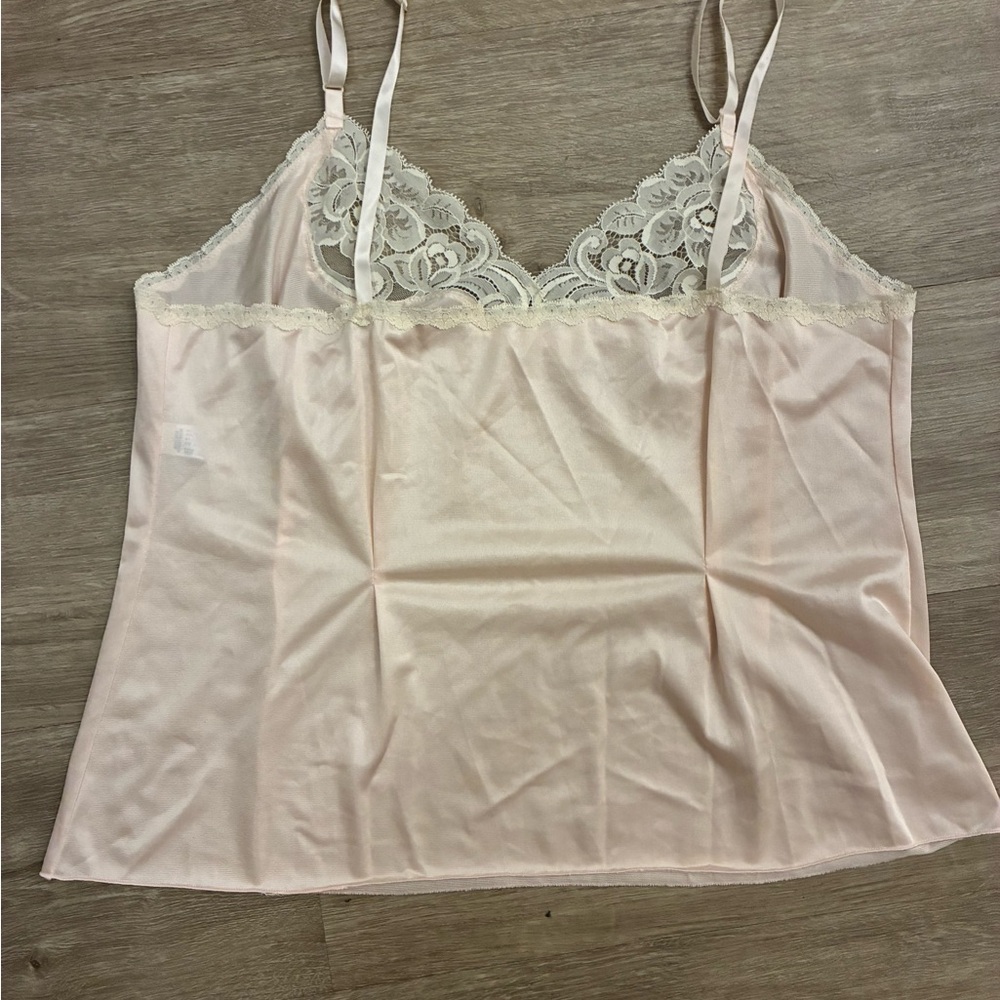 Lace Trim Satin Camisole - Picture 5 of 5